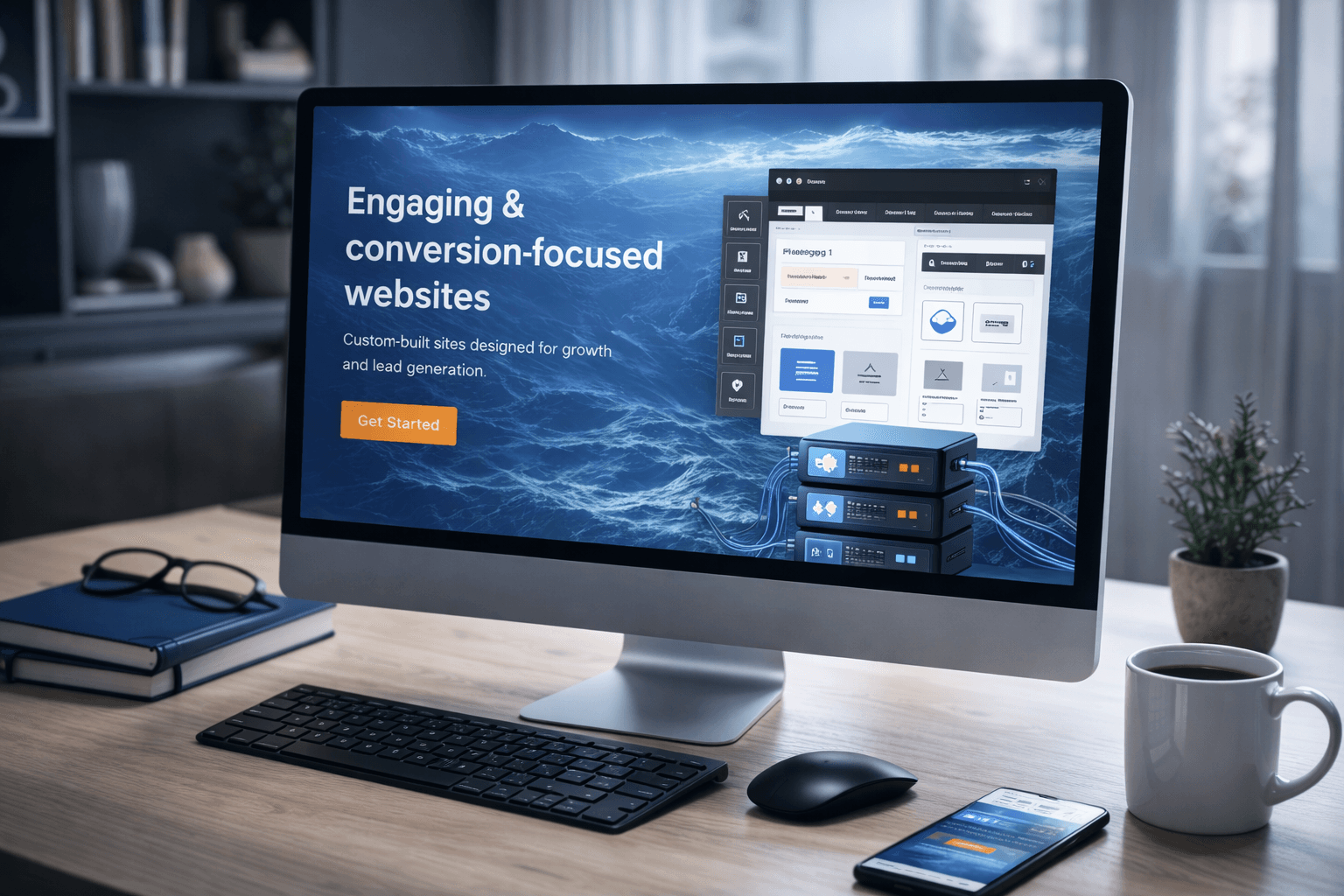 Conversion-focused website showcase